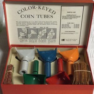 Color-keyed Coin Tubes